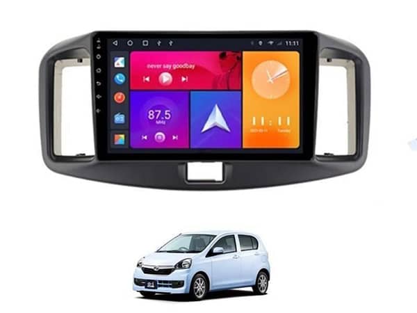 Daihatsu Mira 2011-2016 9-Inch Android Player with Genuine Frame and IPS Display