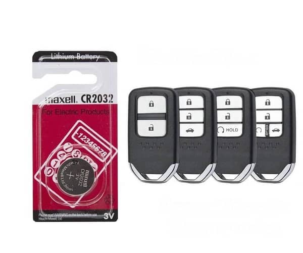 Maxell 2032 Battery for Honda Remote Keys - Japanese Made