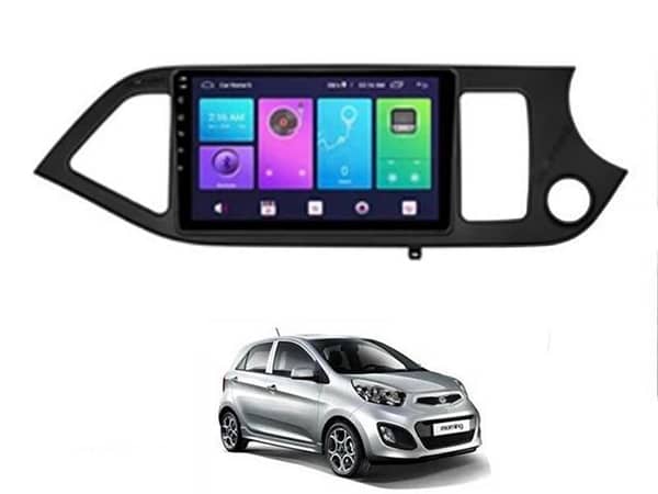Kia Picanto 2019-2023 Android Player With Genuine Frame Fitting | 9 inch | IPS Display