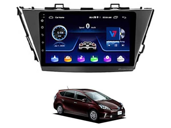 Toyota Prius Alpha 9-Inch Android Player with Genuine Frame and IPS Display