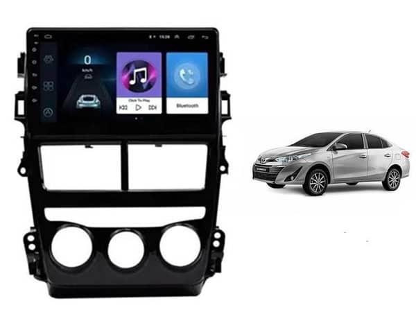 Android Player for Toyota Yaris 1.3cc (2020-2023) with Genuine Frame | 9-Inch IPS Display