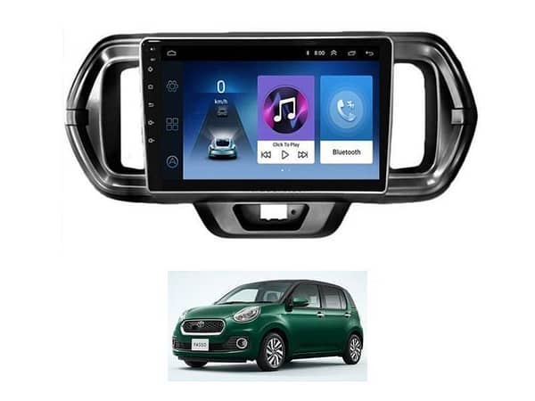 Android Player for Toyota Passo (2016-2023) with Genuine Frame, 9-inch IPS Display