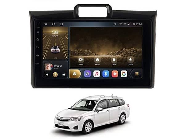 Android Player for Toyota Fielder (2015-2022) with Genuine Frame | 9-Inch IPS Display