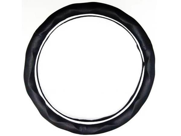Black Universal Steering Wheel Cover with Foamy Grip for All Car Models