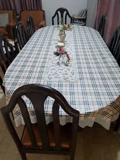 8 seater WOODEN DINING TABLE