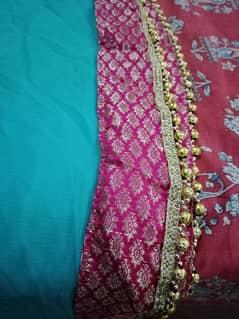 selling full fancy embroided chiffon maxi and duppata