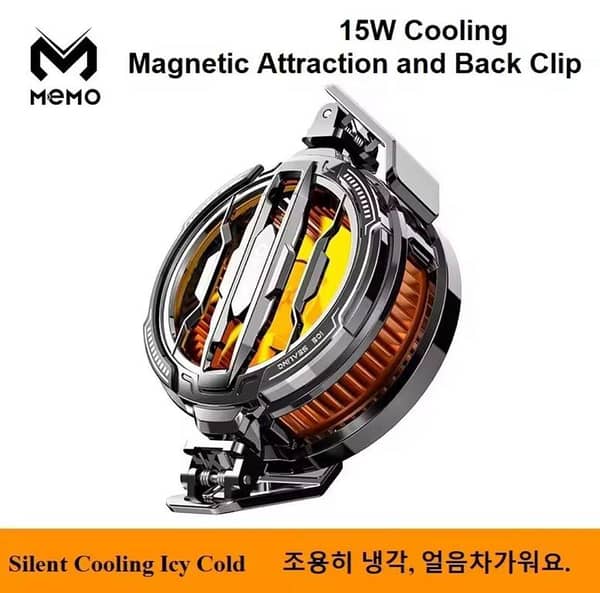 MEMO CX07 CX08 CX08 PRO Magnetic Phone Cooling Fan Case - Cold Wind Handle for PUBG and Other Mobile Gaming