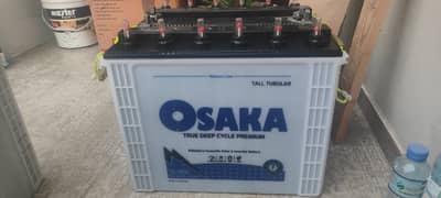 Osaka Tall Tabular 12 v TA-1800 185 True Deep Cycle Battery (Qty 02)