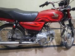 Honda 70 23 model for sale condition is good contact 03074994238