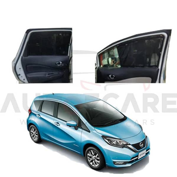 Nissan Note e-Power Custom Car Curtains | Slidable Design for Models 2012-2020