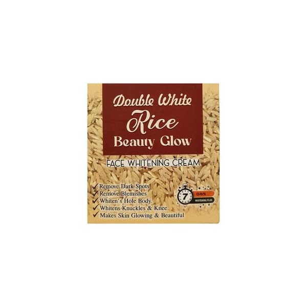 Double White Rice Beauty Cream for Skin Brightening and Radiance