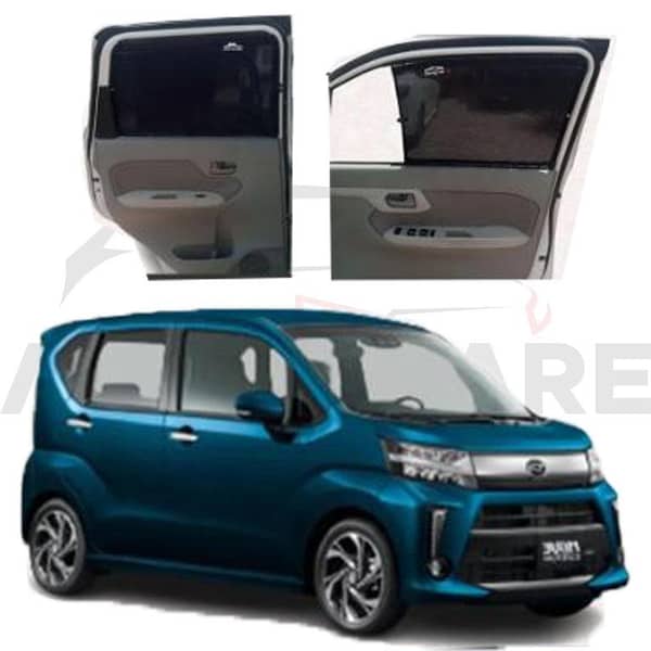 Daihatsu Move Customize Slidable Car Curtains for Model Years 2020 to 2023