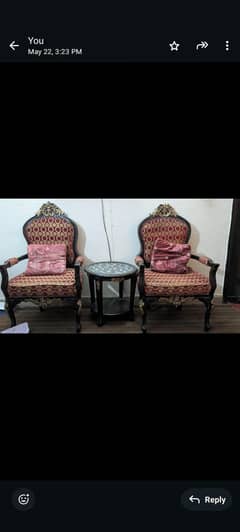 Chairs with Coffee table