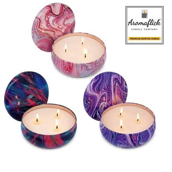 Customized Scented Candle with Beautiful Tin