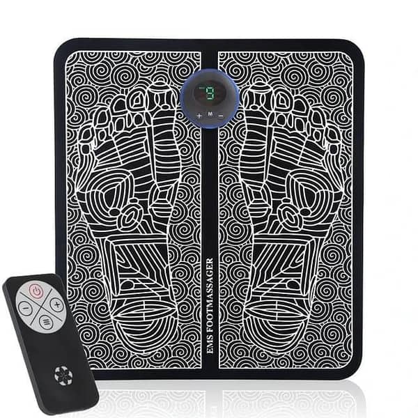 EMS Foot Massager Mat with USB Charging - Foot Relaxation Pad and Massage Cushion for Sore Feet Relief at Home