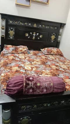 pure chinioti wooden bed