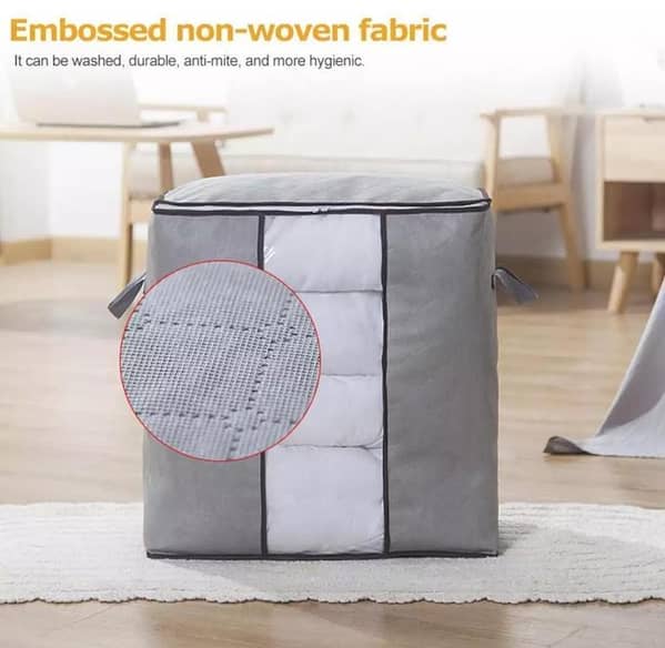 Bamboo Charcoal Clothes Storage Organizer Box - New and Functional Design