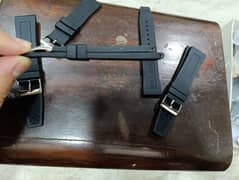 Black rubber Tommy Hilfiger 22 mm High quality Sports Straps