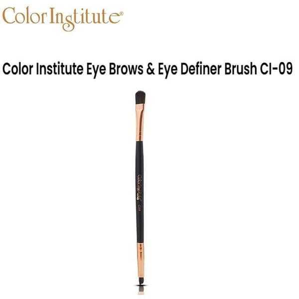 Color Institute CI-09 Eye Definer and Eyebrow Brush for Precise Application