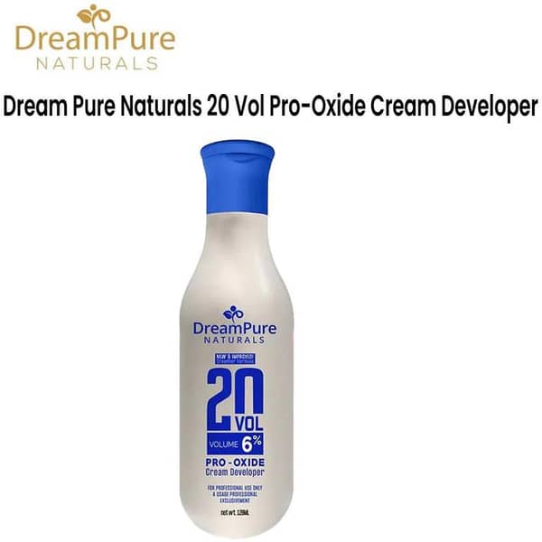 Dream Pure Naturals 20 Volume Pro Oxide Cream Developer for Hair Coloring