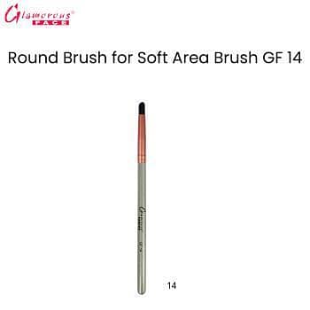 Glamorous GF 14 Round Brush for Delicate Face Areas
