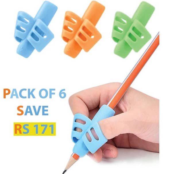 Kernelly Pencil Grips for Kids - Handwriting Posture Correction and Writing Aids for Toddlers, Preschoolers, Students, and Children with Special Needs