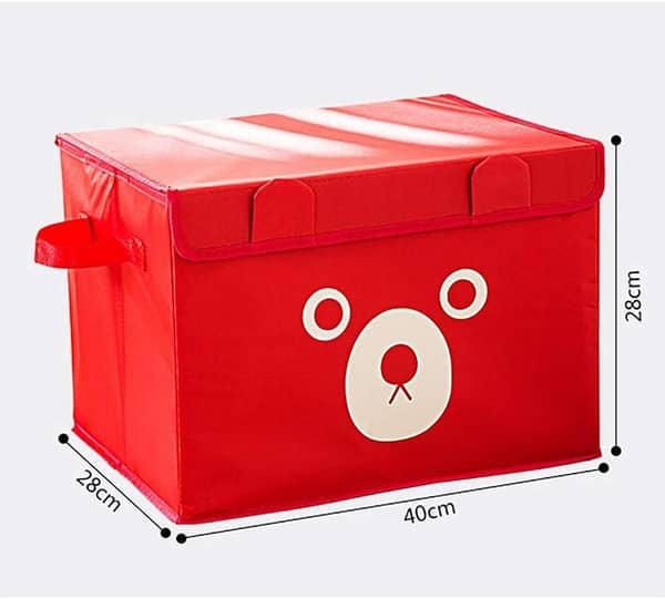 Panda Foldable Storage Box for Kids - Organizing Cube Basket for Toys, Clothes, and Books - 1 Piece