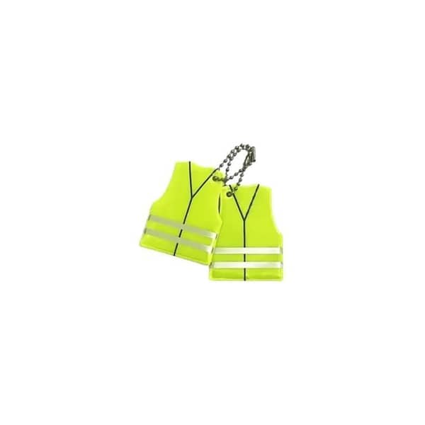 Pack of 2 Zingfix Reflective Safety Keychains for Enhanced Night Visibility