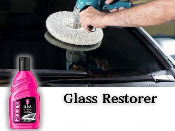 Flamingo Glass Restorer 410ml - Glass Cleaning and Restoration Solution for Vehicles