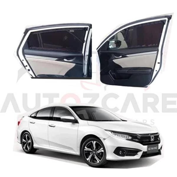 Custom Car Curtain for Honda Civic X 10th (Grace) - Slidable Model 2017-2021