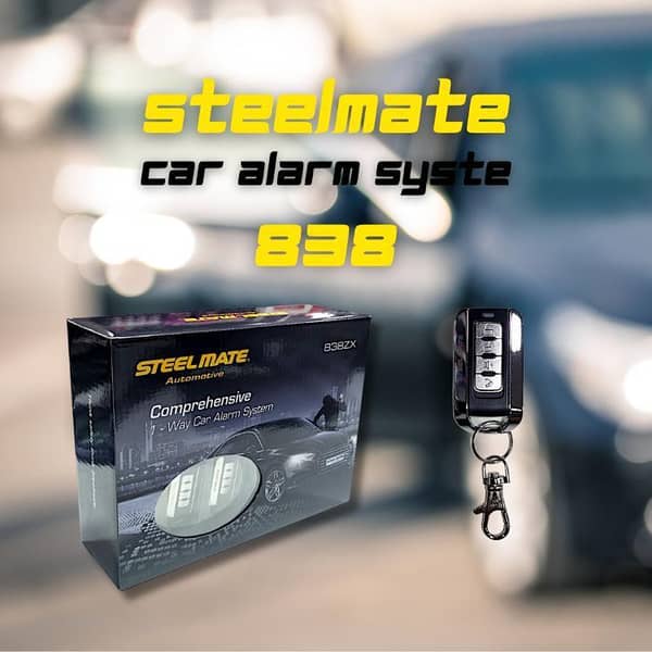 Steelmate 838PX Car Alarm System - Model 4123 for Enhanced Vehicle Security