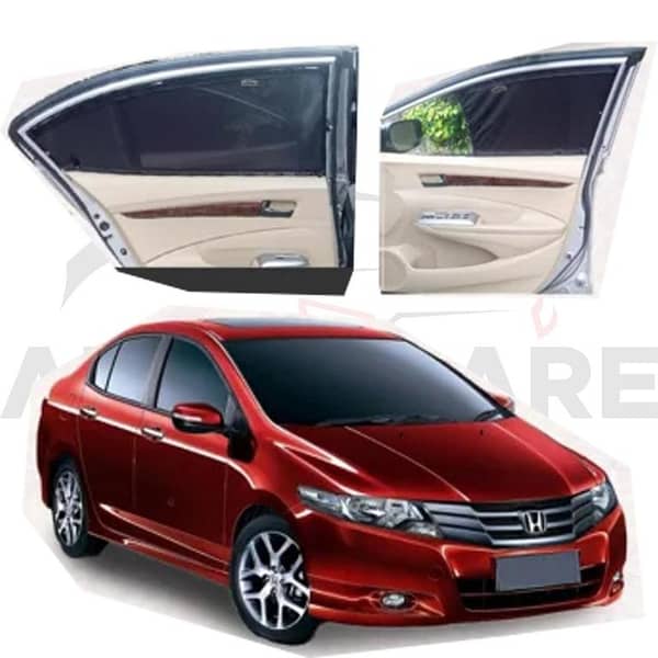 Honda City Car Curtain | Customizable Slidable Model for 2009 to 2021