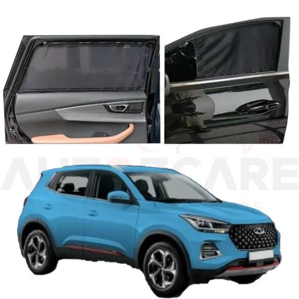 Chery Tiggo 4 Customizable Car Curtains | Sliding Curtain Model for 2022 - 2025