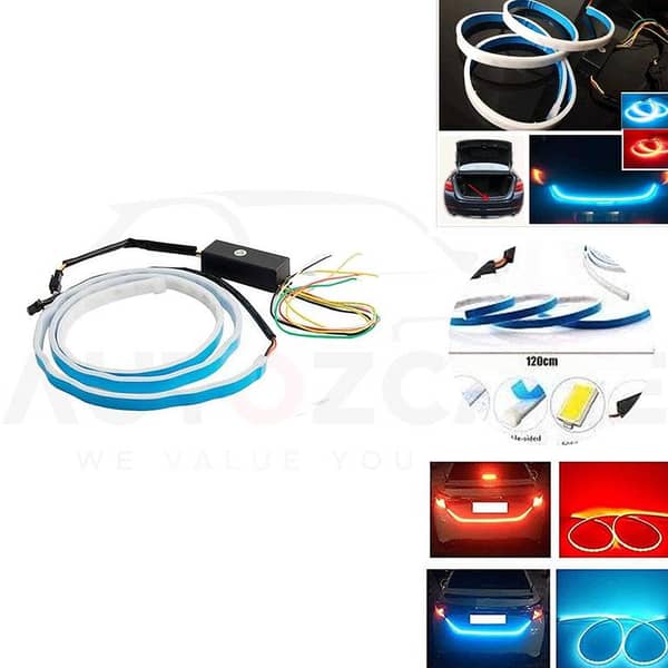 CAR LED Tailgate Strip Light for Rear Tail Lights | Waterproof Brake and Turn Signal LED Lamp