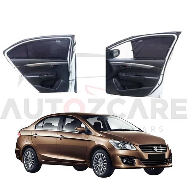 Suzuki Ciaz Custom Car Curtain 2017-2020 | Slidable Model for Enhanced Comfort and Privacy