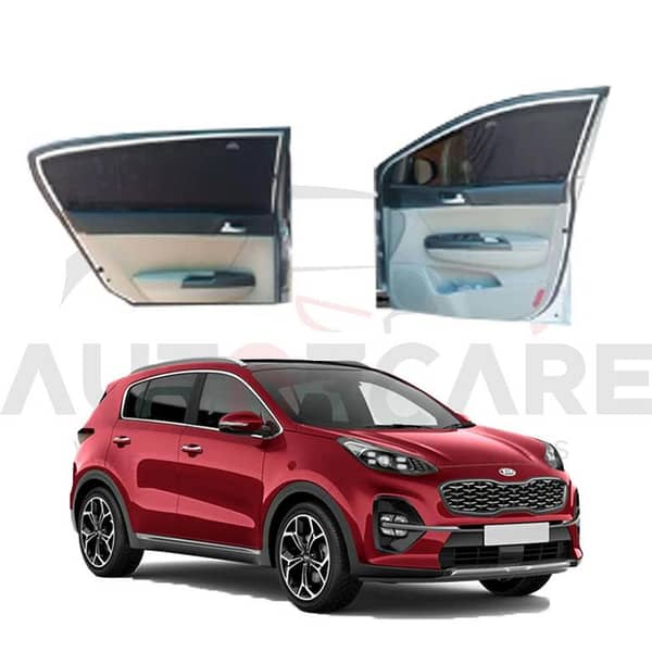 Kia Sportage 4th Generation Customizable Slidable Car Curtain, Compatible with 2019 to 2024 Models