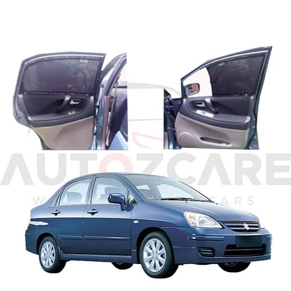 Suzuki Liana Custom Car Curtains | Slidable Model for 2006-2014