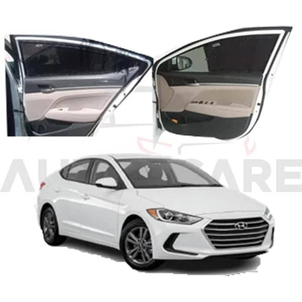 Custom Car Curtains for Hyundai Elantra 6th Generation | Adjustable Slidable Model 2017 - 2025