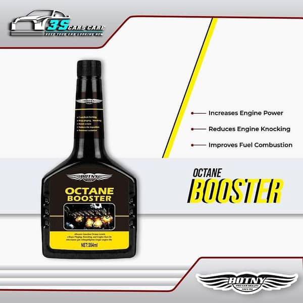 BOTNY 354ml Octane Booster | Fuel Additive to Enhance Engine Performance | Increase Power and Minimize Knocking for Cars and Bikes