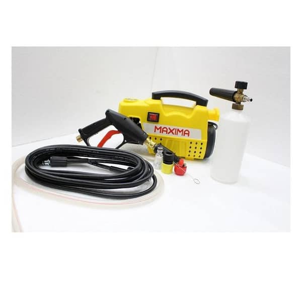 MAXIMA IP-X5 High Pressure Washer - 110BAR, 1200W, Induction Motor with Foam Lance and 24FT Hose