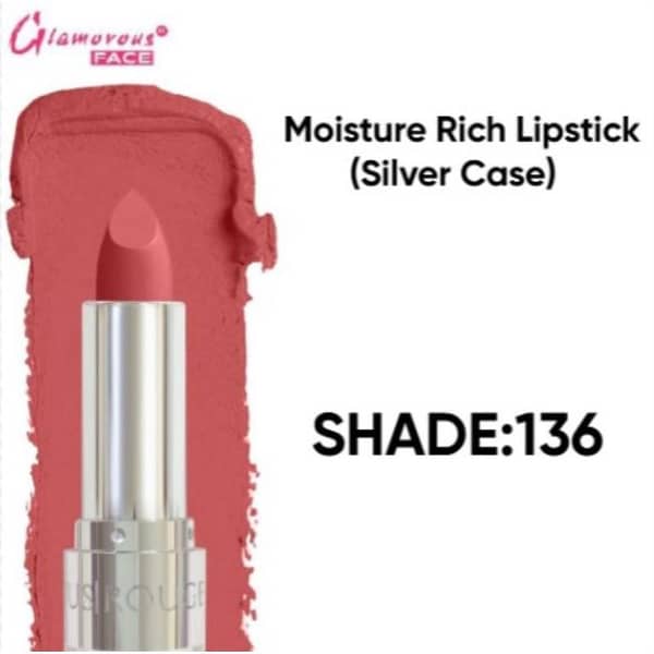 Glamorous Moisture Rich Lipstick by [Brand Name] - Shade 136