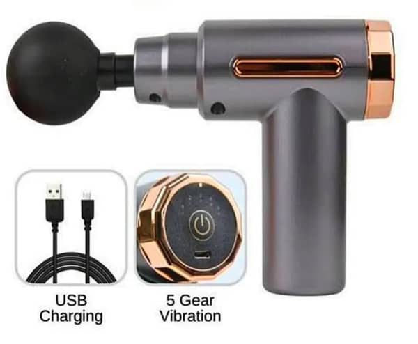 ULTRAGUN Massage Gun for Full Body Muscle Relief | Deep Tissue Percussion Massager with Handheld Design for Neck, Back, and Foot Pain, Battery-Powered