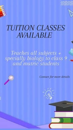 tuition classess available