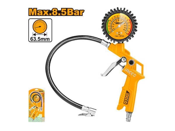 Ingco ATG0601 Air Tire Inflator Gun with Multi-Connectors