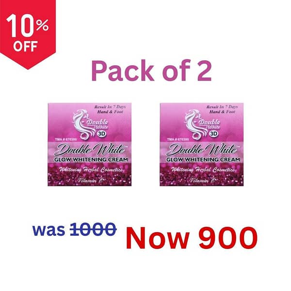 Double White Hand and Foot Whitening Cream - Set of 2