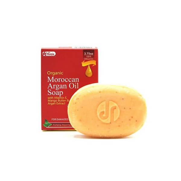 Dr. Romia Organic Moroccan Argan Oil Soap for Repairing Damaged Skin