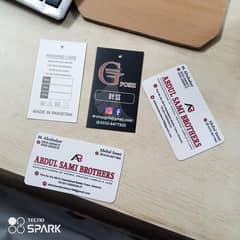 WOVEN LABELS & HANG TAG'S