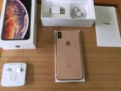 Apple iPhone xs max double sim PTA approved 256 GB water pack