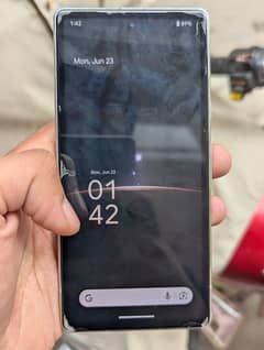 gogle pixel 7a  with box and exchange iphone