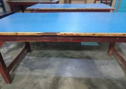 3 tables with chairs